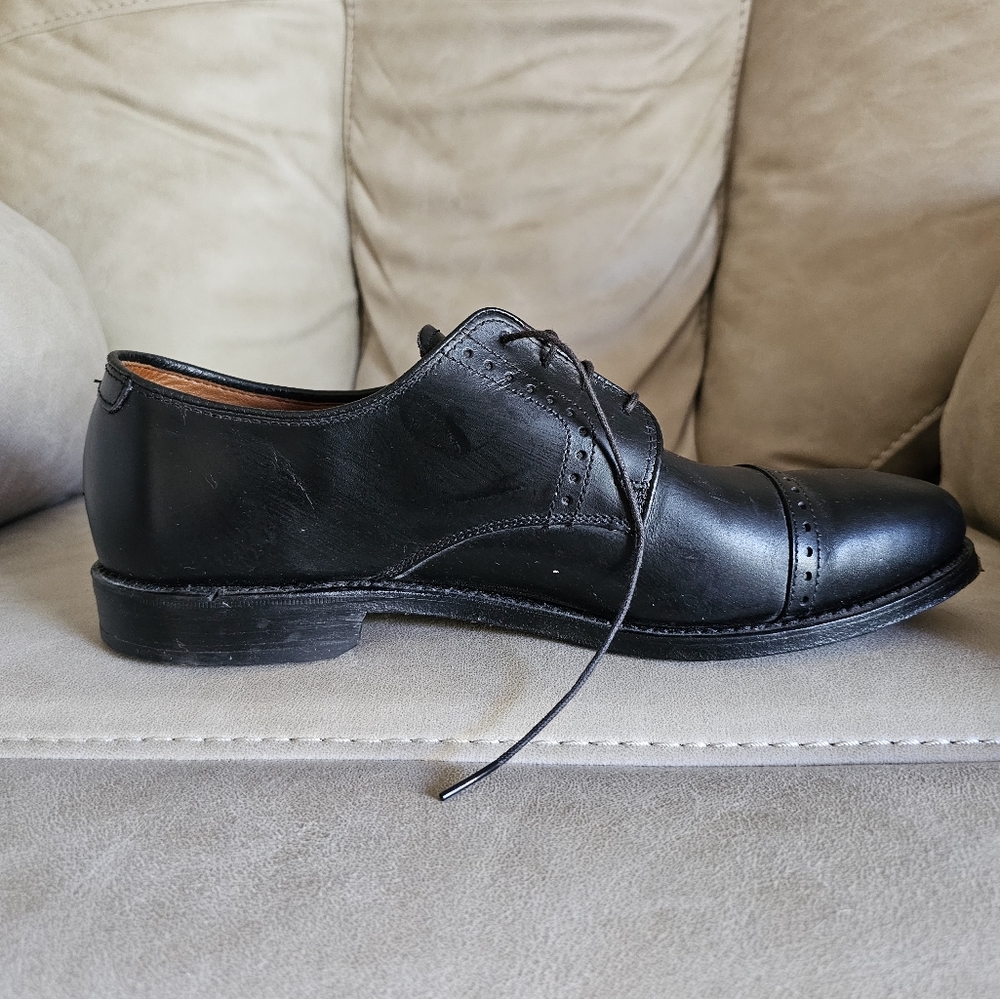 Allen Edmonds Clifton black leather Oxford Dress shoes size 10 - Picture 6 of 10